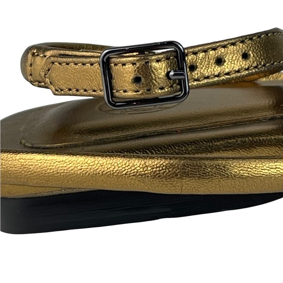Massimo Dutti Gold Sandals - Picture 11 of 13